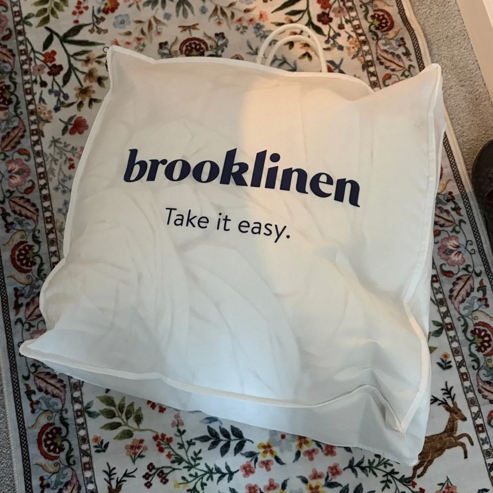Brooklinen White Down Comforter All Season in Queen - Picture 2 of 4